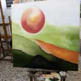 ...con un paesaggio collinare baciato dal sole